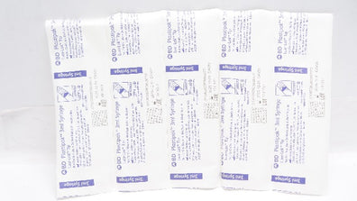BD 309657 Plastipak Luer-Lok Tip 3mL Syringe - Lot of 5